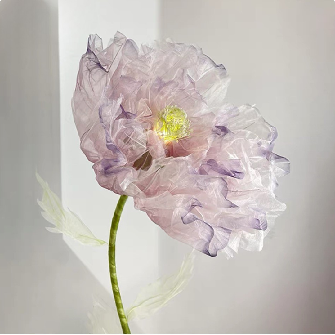 FloraGlow Handmade Blooming Flower Floor Lamp