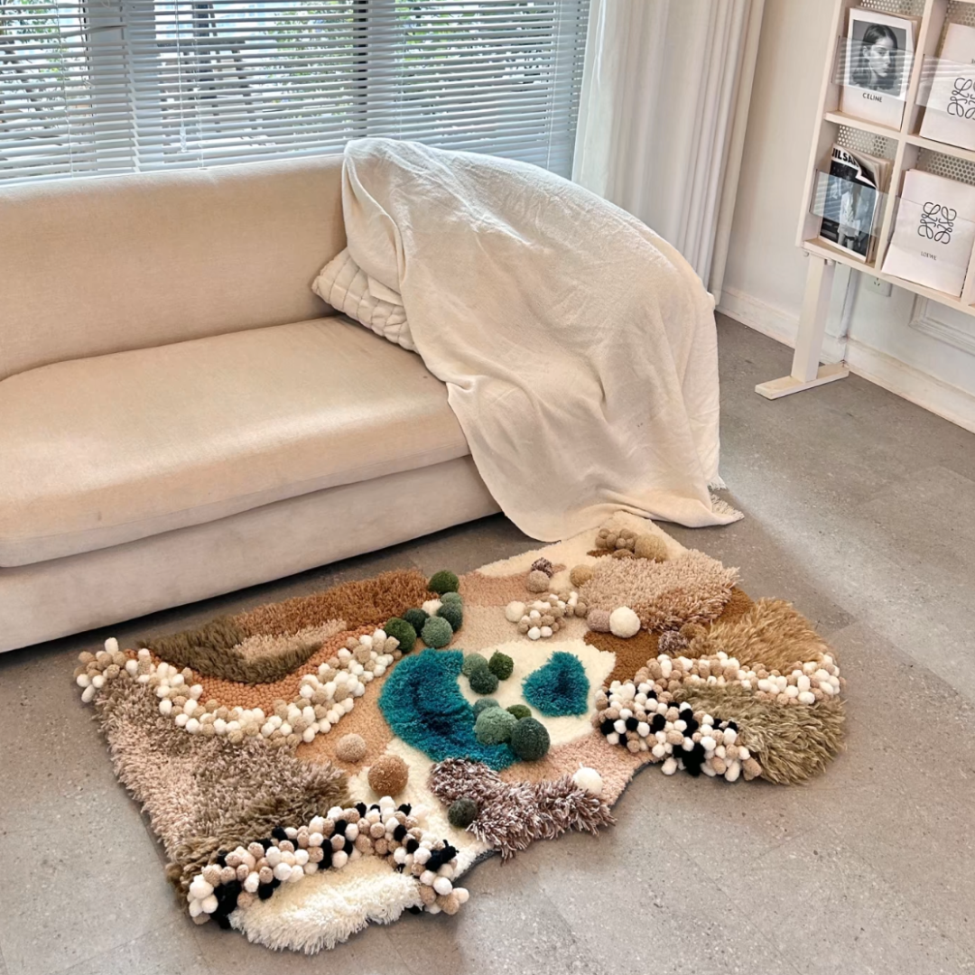 Worldly Wonders Moss Rug DIY Kit - Desert Oasis