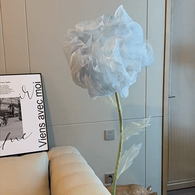 FloraGlow Handmade Blooming Flower Floor Lamp