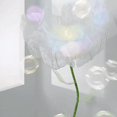 FloraGlow Handmade Blooming Flower Floor Lamp