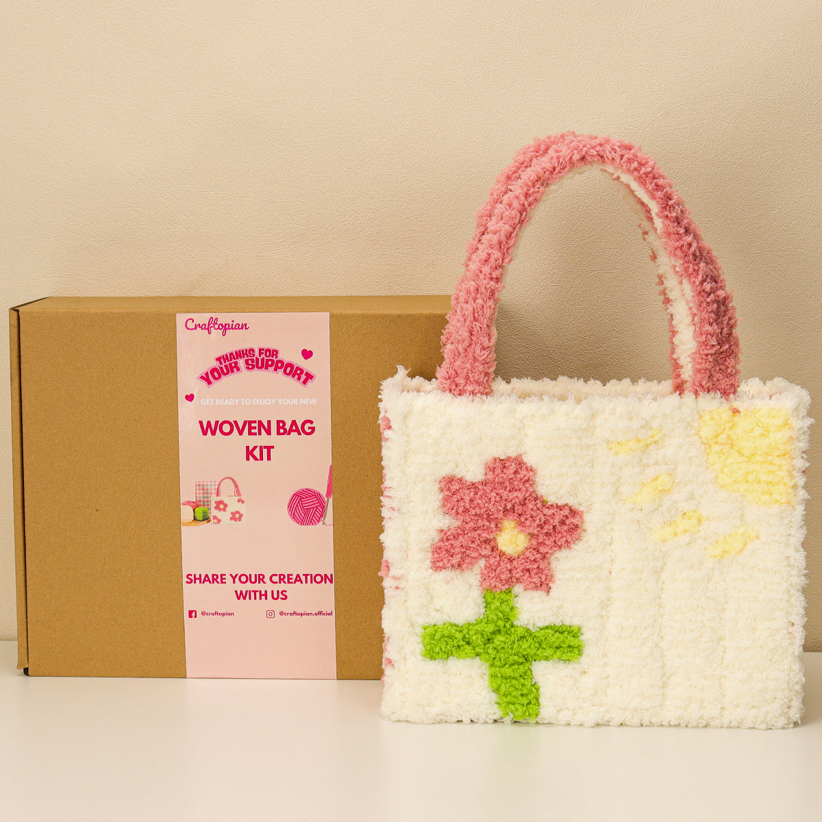 Bloom And Sun - Woven Handbag DIY Kit