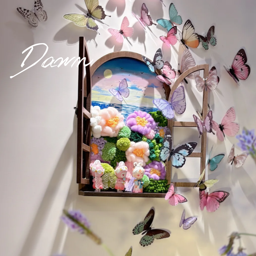 DIY Monet's Butterfly Window  Material Kit