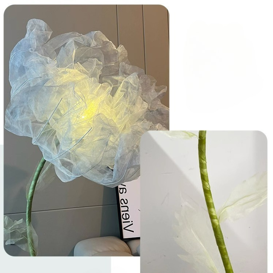 FloraGlow Handmade Blooming Flower Floor Lamp