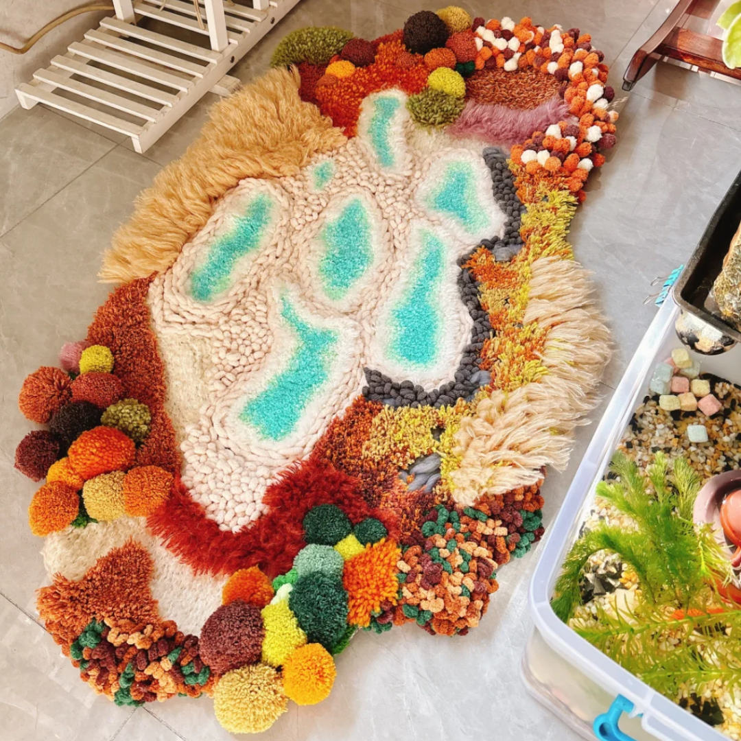 Worldly Wonders Moss Rug DIY Kit - Mortal’s Jade Pool