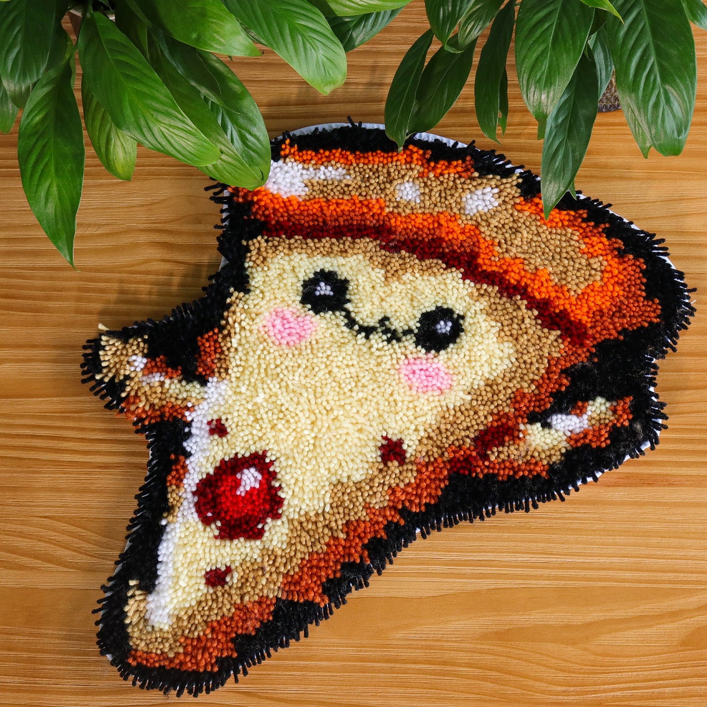 Cheezy Slice – Pizza Latch Hook Rug DIY Kit