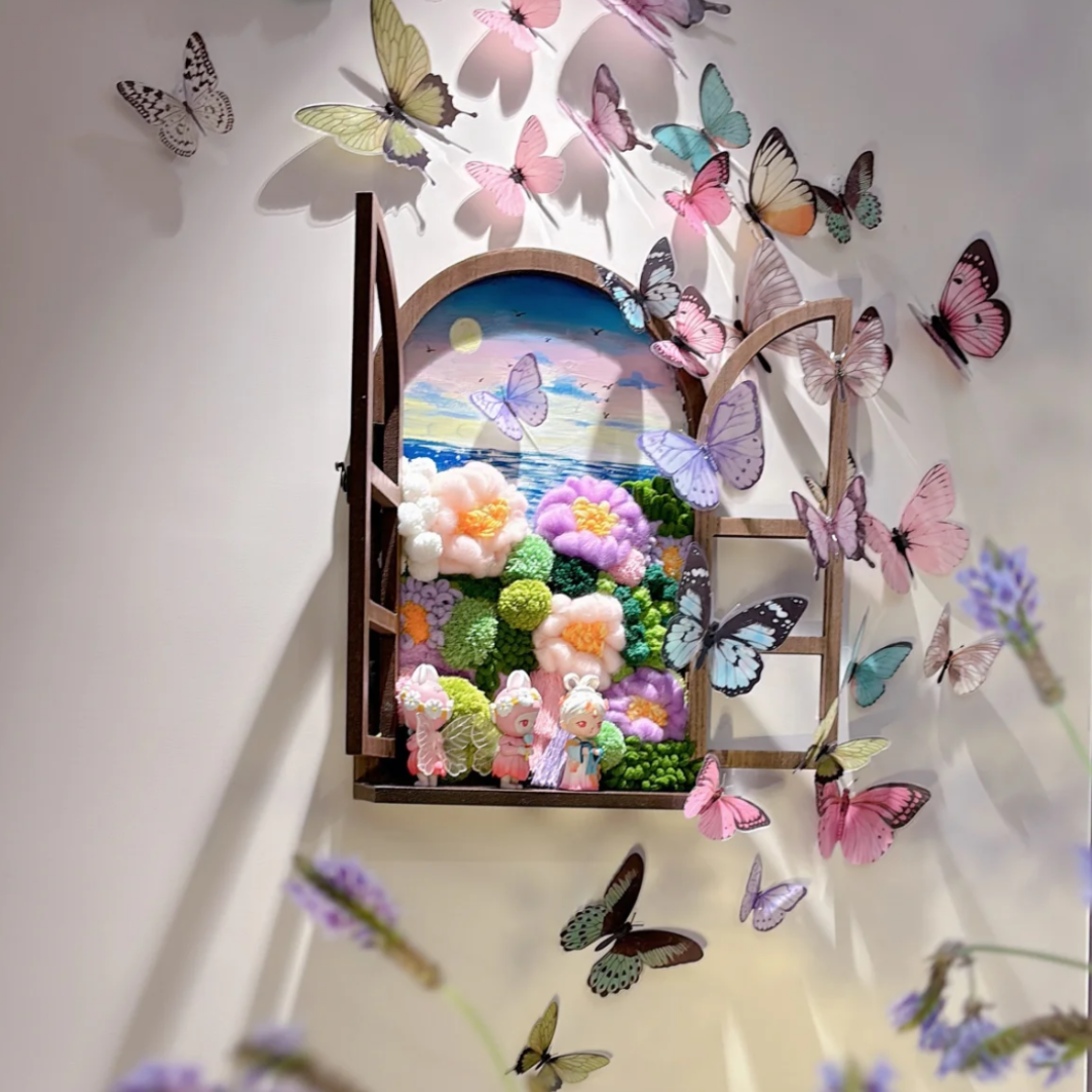 DIY Monet's Butterfly Window  Material Kit