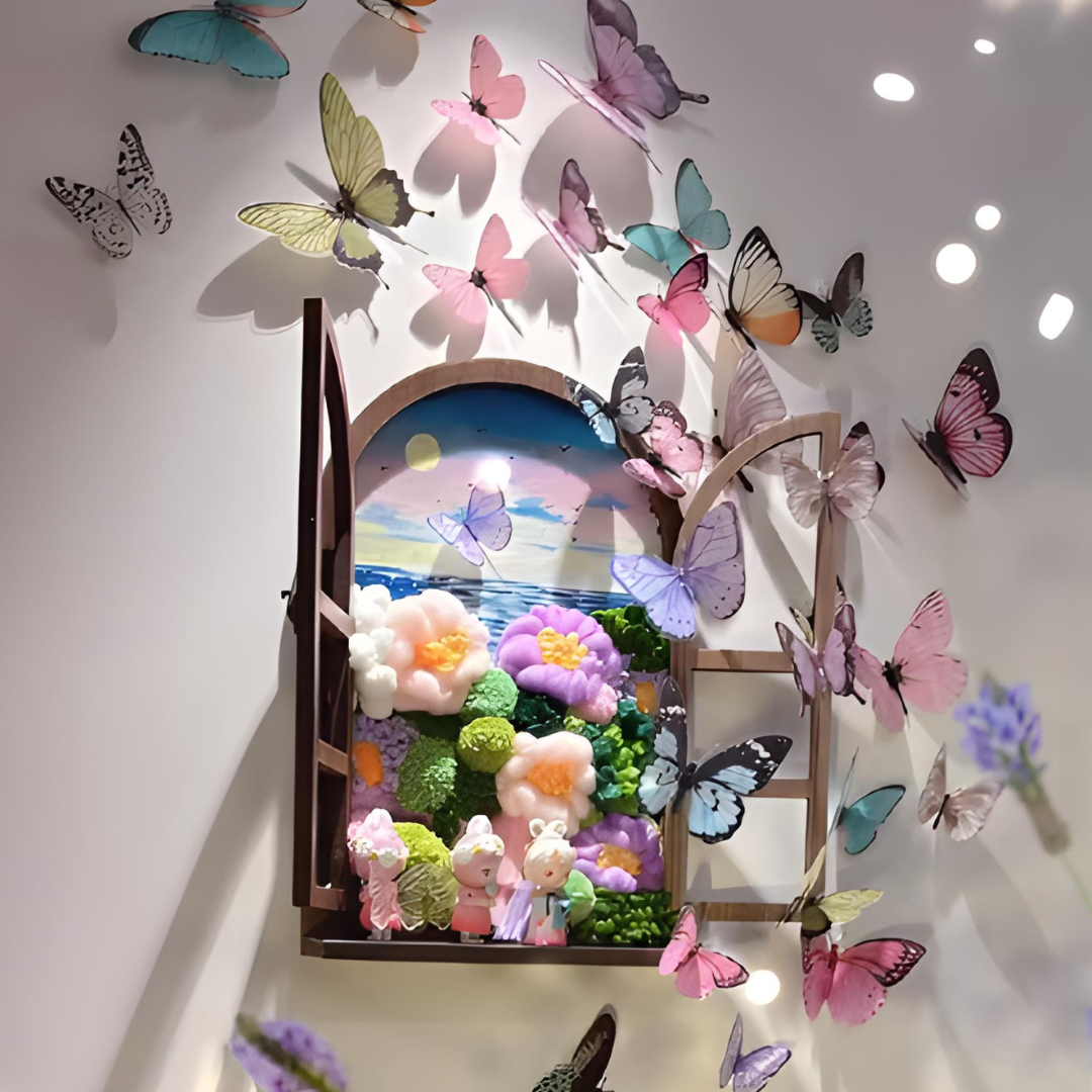 DIY Monet's Butterfly Window  Material Kit