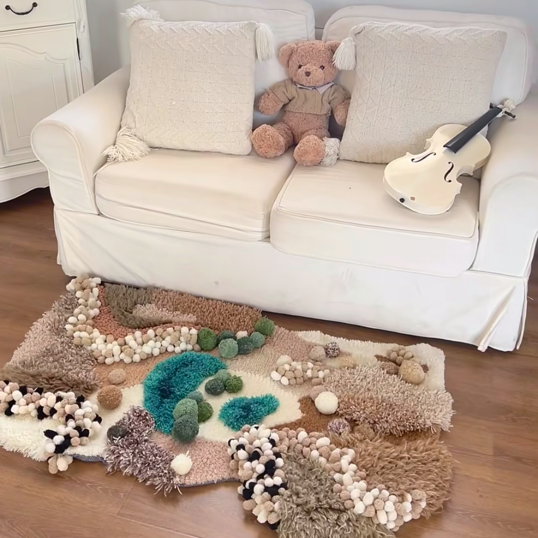 Moss Rug Making Kit Worldly Wonders Moss Rug DIY Kit - Desert Oasis – Craftopian