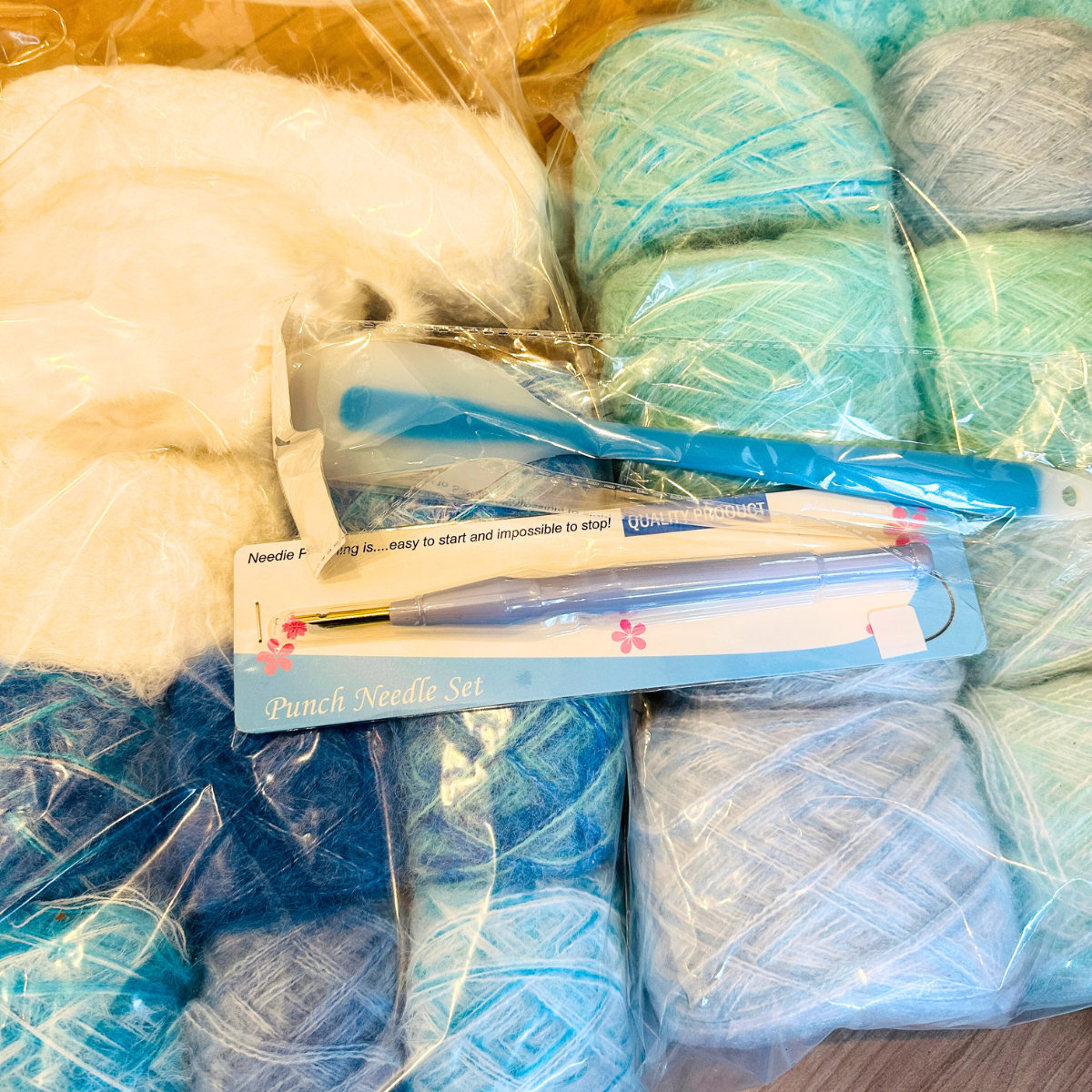 Dream Wave Rug DIY Punch Needle Kit